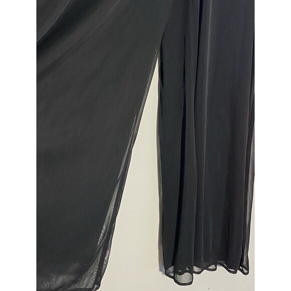 Dress Barn Collection Pants Sheer Lined Palazzo Dress XL Petite - Picture 3 of 11